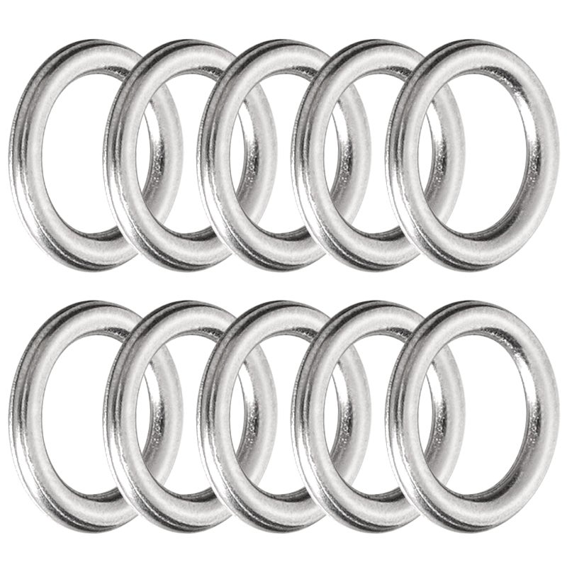 AOIT M12 Transmission Drain Plug Gasket Fits for Toyota 4Runner Lexus GX460, IS250, IS300, IS350, SC300, SC400, Replacement for the Part# 35178-30010, 10 Pack - Image 1